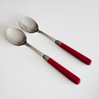 Tavern Salad Servers Wine Red