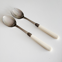 Tavern Salad Servers Ivory