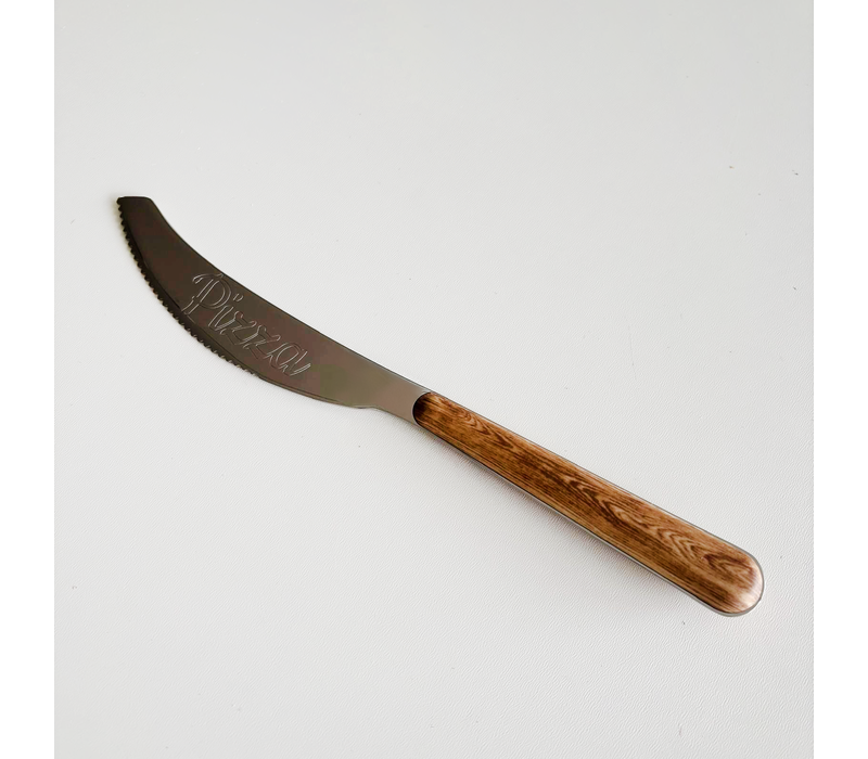 Wood Style Pizza Knife "Cedar"