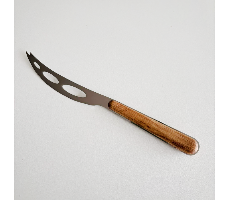 Wood Style Cheese Knife for Semi-Soft Cheese "Cedar"