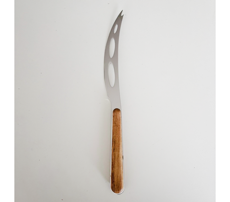 Wood Style Cheese Knife for Semi-Soft Cheese "Cedar"