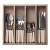 House Party House Party Cutlery Set 24-piece 'Ivory' for 6 Persons in Wooden Box