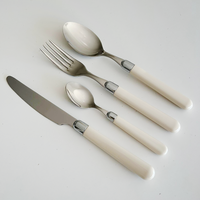 House Party Cutlery Set 24-piece 'Ivory' for 6 Persons in Wooden Box