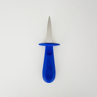 Jean Dubost Couteau à Huîtres Manche Plastique Bleu
