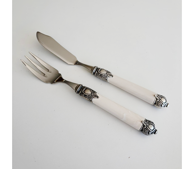 Bugatti Fischbesteck für 1 Person 'Ivory'