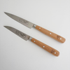 Jean Dubost Jean Dubost Pradel Ensemble de Couteaux d'Office (18 cm) et de Couteaux à Légumes (20,5 cm) 'Bois de chêne'