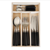 Manoir Manoir Cutlery Set 24-piece Black