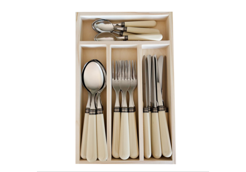 Manoir Manoir Cutlery Set 24-piece Ivory