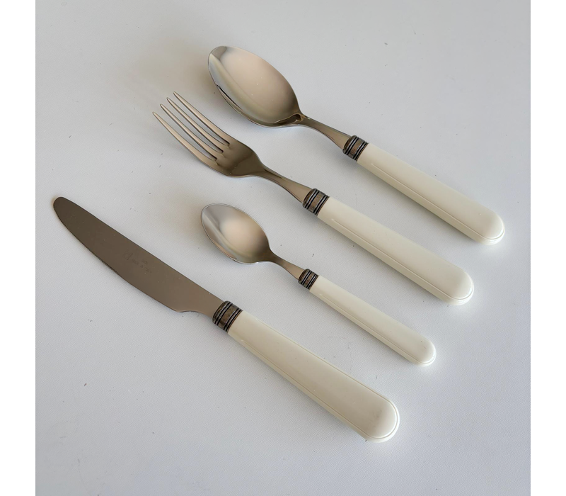 Manoir Besteckset 24-teilig Elfenbein