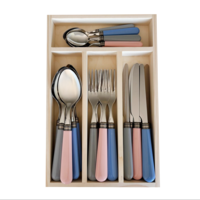 Manoir Cutlery Set 24-piece Pastel Mix