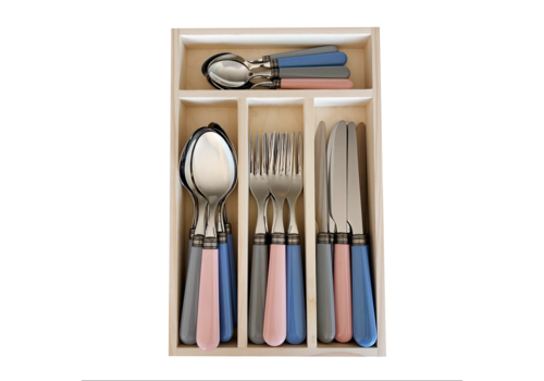 Manoir Manoir Bestekset 24-delig Pastel Mix