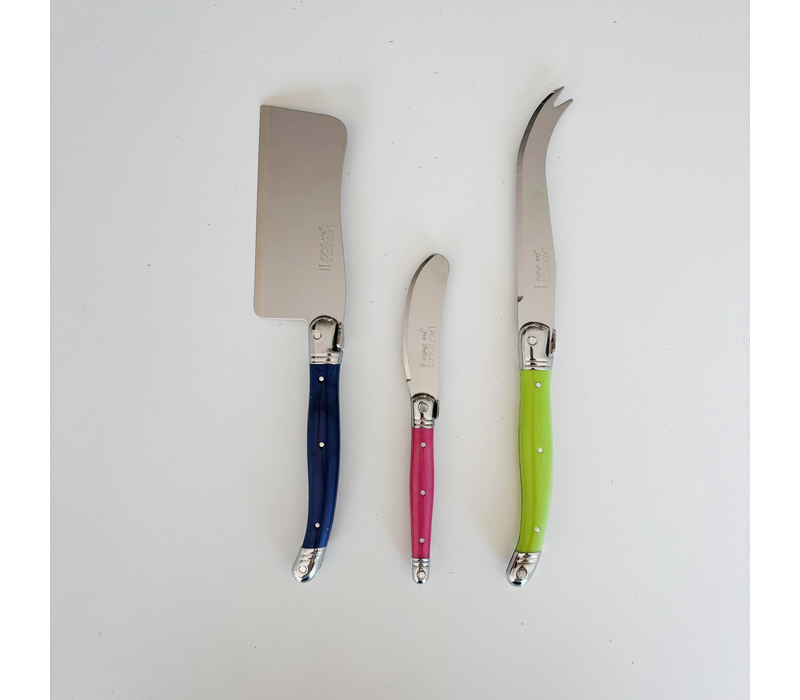 Laguiole Premium 3 Cheese Knives Provence