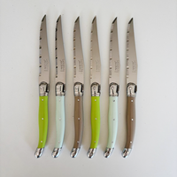 Laguiole 6 Classique Couteaux à Steak Vignoble en Coffret en Bois