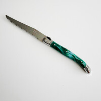 Laguiole Classic 6 Steakmessen Groen Marmer in Kistje