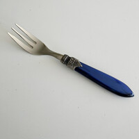 Fourchette à gâteau Murano, bleue