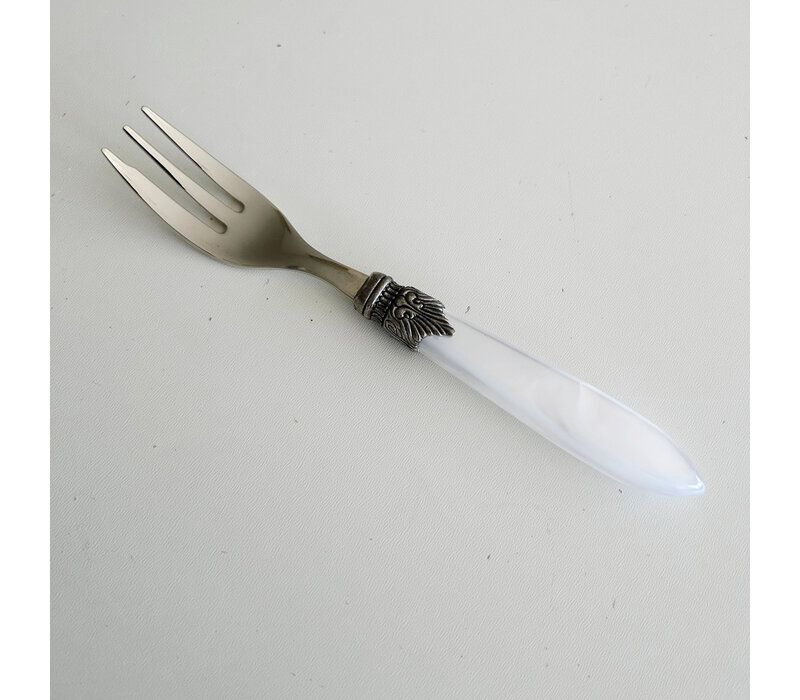 Fourchette à gâteau en glace de Murano