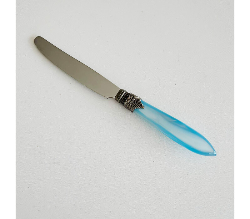 Murano Fruitmesje Turquoise