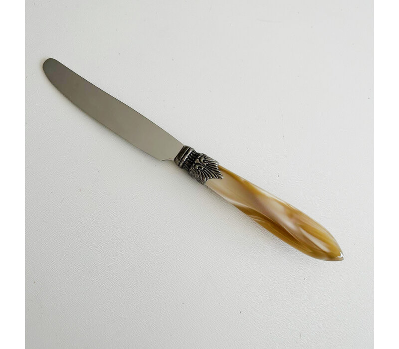 Murano Couteau à Fruits Champagne