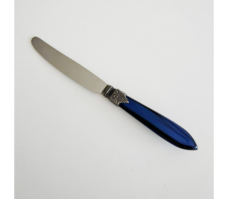 Murano Couteau à Fruits Bleu