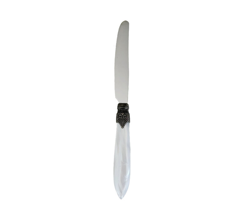 Murano Fruit Knife Ice White