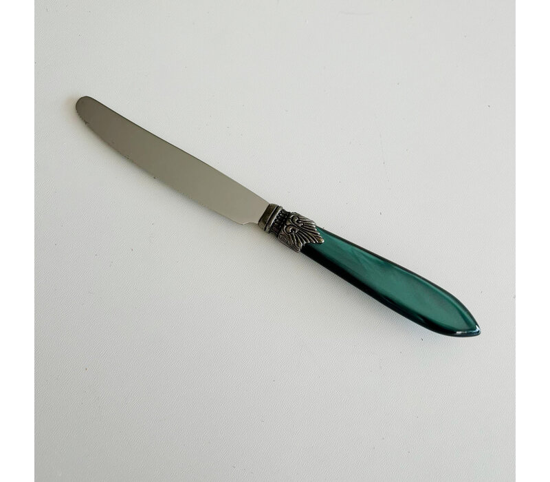 Murano Couteau à Fruits Vert