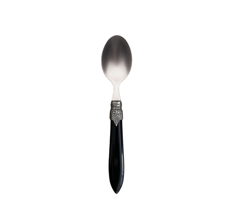 Murano Dessert Spoon Black