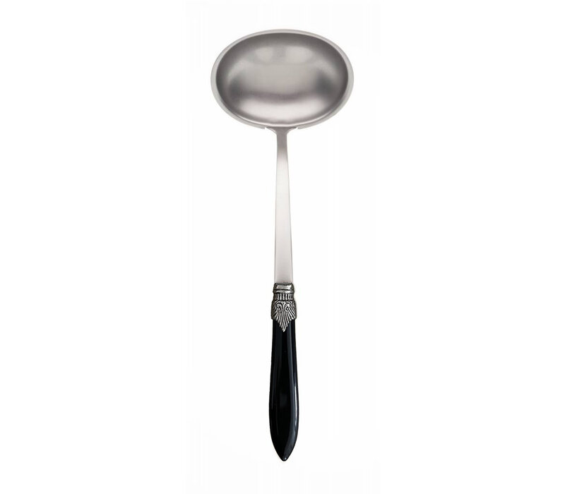 Murano Schöpflöffel Schwarz