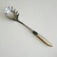 Murano Spaghetti Serving Fork Champagne