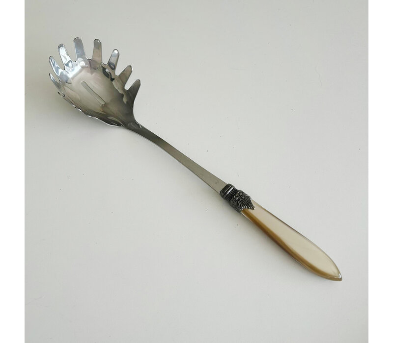 Murano Spaghetti Serving Fork Champagne