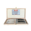 Laguiole Laguiole 6 Classique Couteaux à Steak 'Moka' en Coffret en Bois