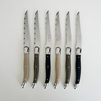 Laguiole 6 Classique Couteaux à Steak 'Moka' en Coffret en Bois