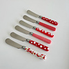Kom Amsterdam Multi Colour 6 Botermesjes Mix Rood