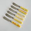 Kom Amsterdam Multi Colour 6 Buttermesser Mix Gelb
