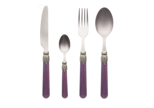Vintage Vintage 4-delig Dinerbestek Aubergine