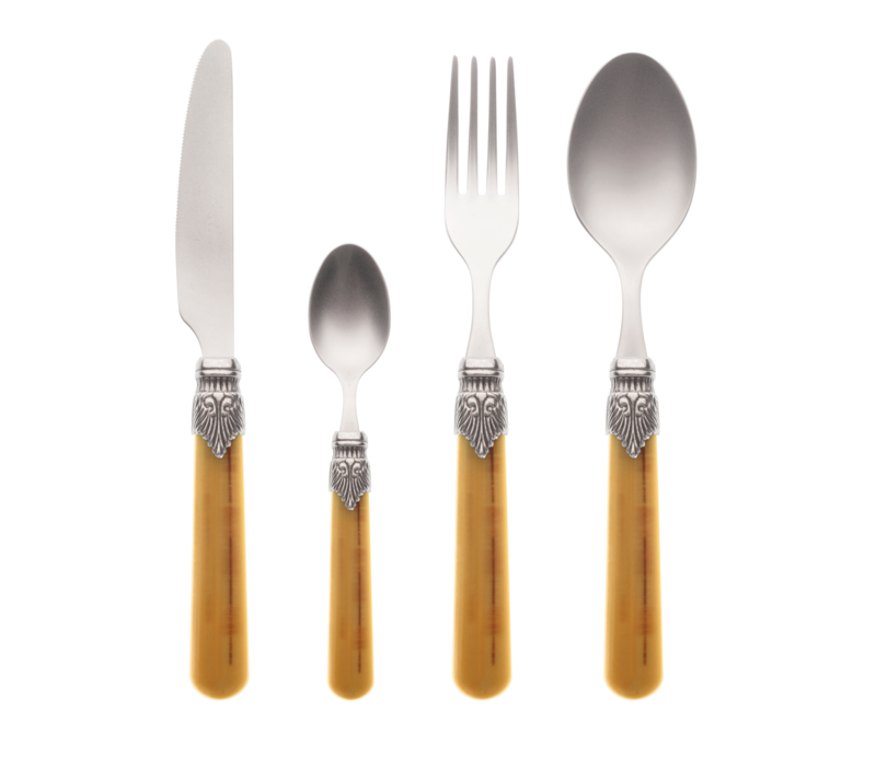 Vintage 4-delig Dinerbestek Honey