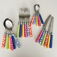 Multi Colour 24-teiliges Besteck-Set gemischte Dekore