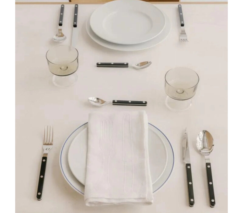 Sabre 24-piece Dinner Cutlery Black