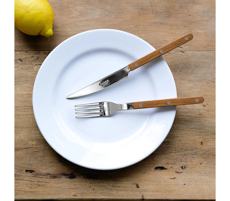 Couverts de table Sabre 24 pièces en teck