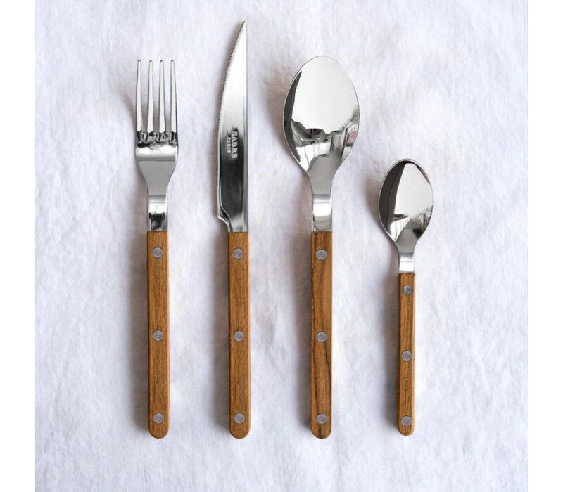 Sabre 24-piece Teak Dinner Cutlery