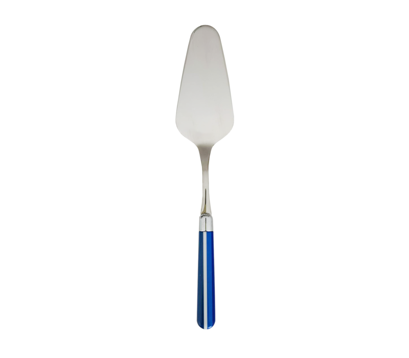 Multi Color Cake Server Stripe Blue