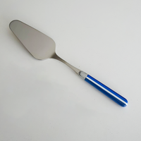 Multi Color Cake Server Stripe Blue