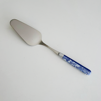 Multi Colour Serveur de Gâteau Baroque Bleu
