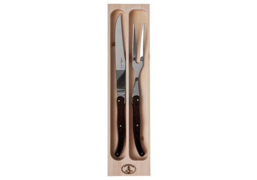 Laguiole Laguiole Classic 2-teiliges Tranchierset Wengeholz