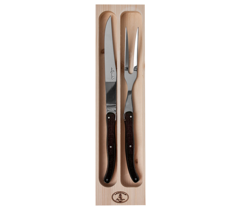 Laguiole Classic 2-teiliges Tranchierset Wengeholz