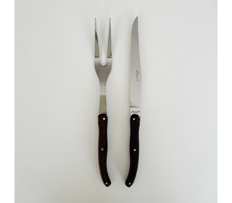 Laguiole Classic 2-teiliges Tranchierset Wengeholz