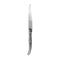 Laguiole Classic Couteau à Steak Acier Inox avec Planche à Découper