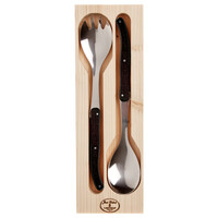 Laguiole Classic Couverts à Salade en Bois de Wengé