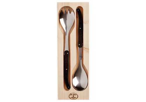 Laguiole Laguiole Classic Couverts à Salade en Bois de Wengé