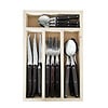 Laguiole Laguiole Classic Cutlery Set 24-piece Wenge Wood