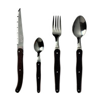 Laguiole Classic Ménagère 24 pièces en Bois de Wengé
